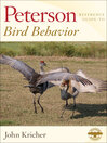 Cover image for Peterson Reference Guide to Bird Behavior